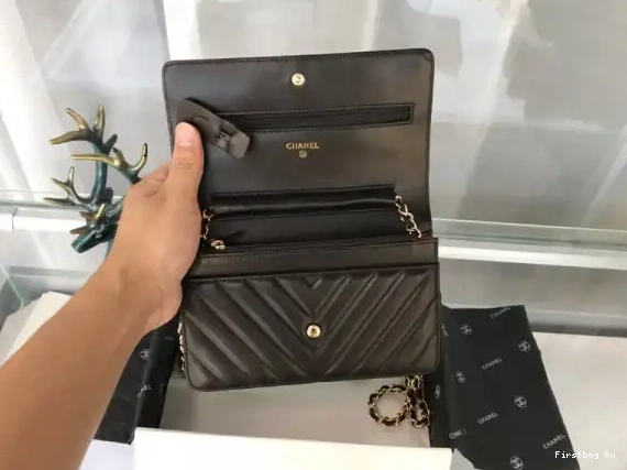 First Bag Ru Lambskin Gold Silver Flap With   CHANEL Bag Hardware 0621